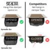 SEAL360 Floor Vent Trap Side by side comparison